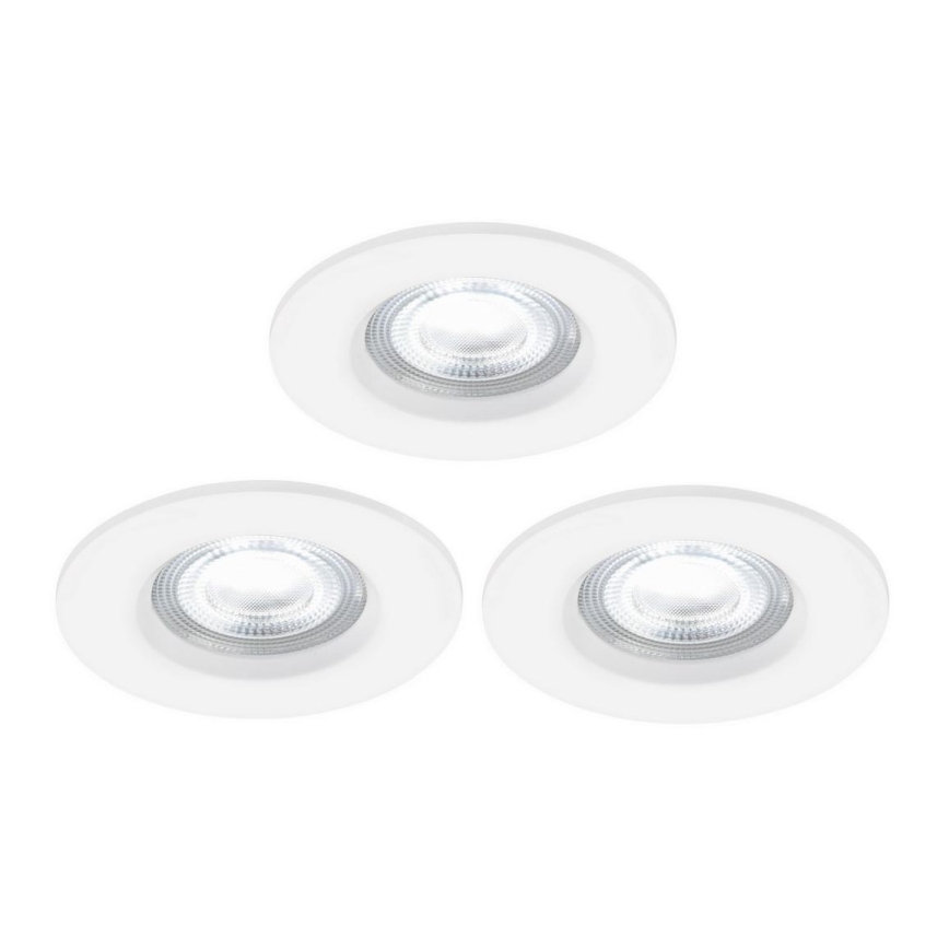 Nordlux - SET 3x LED RGB Dimmable bathroom recessed light DON SMART LED/4,7W/230V 2200-6500K IP65