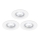 Nordlux - SET 3x LED RGB Dimmable bathroom recessed light DON SMART LED/4,7W/230V 2200-6500K IP65