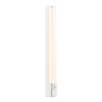 Nordlux - SJAVER LED Bathroom Mirror Light with Integrated Socket, 15W/230V, IP44, 60 cm, White