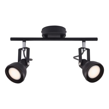 Nordlux - Spotlight ASLAK 2xGU10/35W/230V black