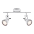 Nordlux - Spotlight ASLAK 2xGU10/35W/230V white