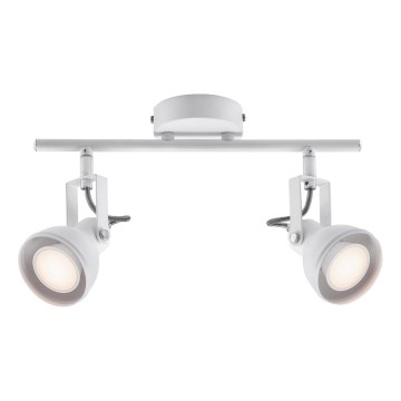 Nordlux - Spotlight ASLAK 2xGU10/35W/230V white