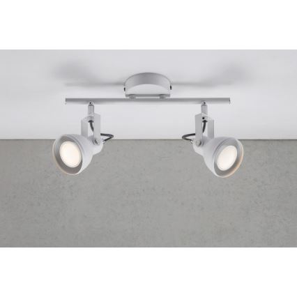 Nordlux - Spotlight ASLAK 2xGU10/35W/230V white