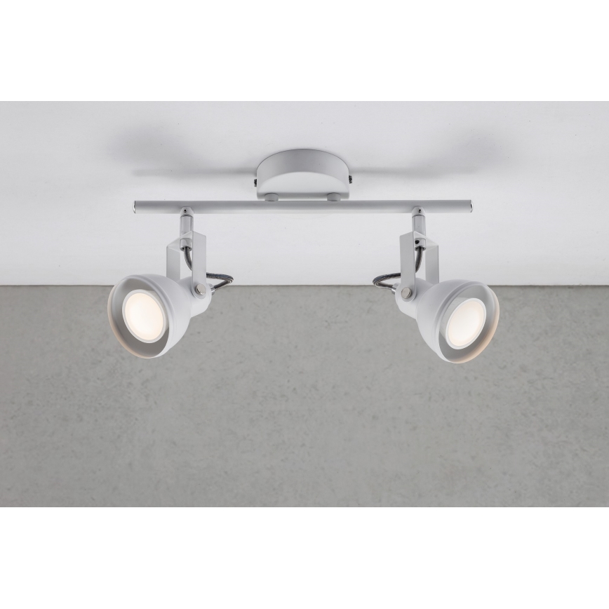 Nordlux - Spotlight ASLAK 2xGU10/35W/230V white