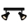Nordlux - Spotlight EIK 2xGU10/35W/230V Black