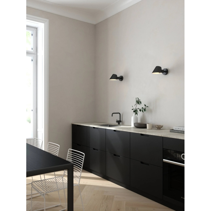 Nordlux - STAY Wall Light 1xE27/60W/230V Black