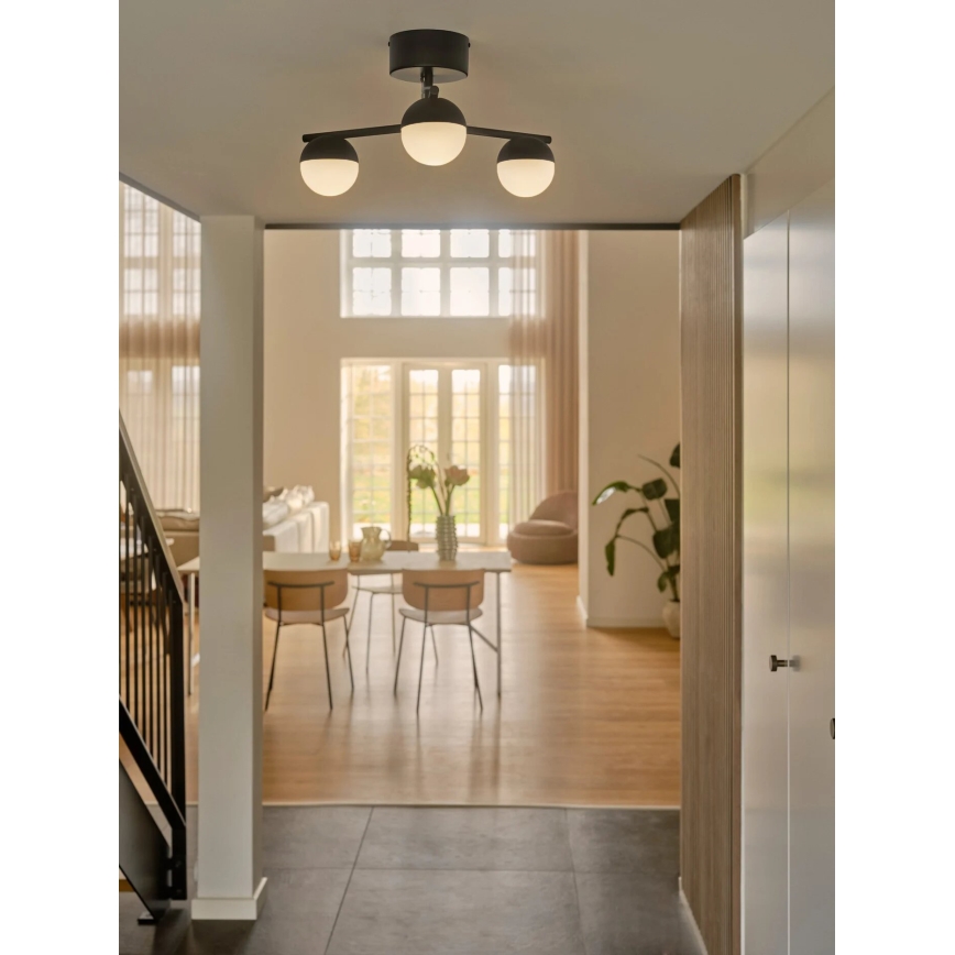 Nordlux - Surface-mounted chandelier CONTINA 3xG9/5W/230V black