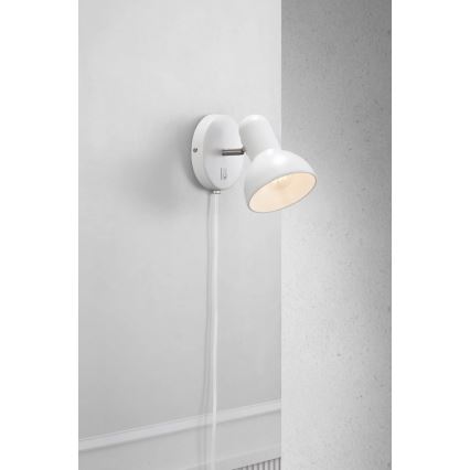 Nordlux - TEXAS Wall Lamp 1xE27/60W/230V White