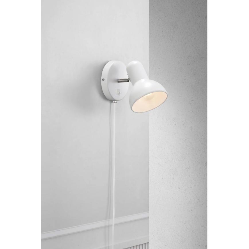 Nordlux - TEXAS Wall Lamp 1xE27/60W/230V White
