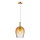 Nordlux - UMA Pendant Light on Cable 1xE27/40W/230V Ø 18 cm Brown/Smoked