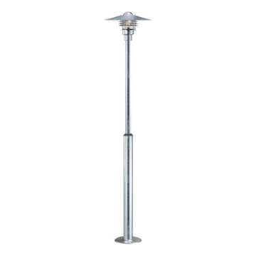 Nordlux - VEJERS Outdoor Lamp 1xE27/60W/230V IP54 Silver 130 cm