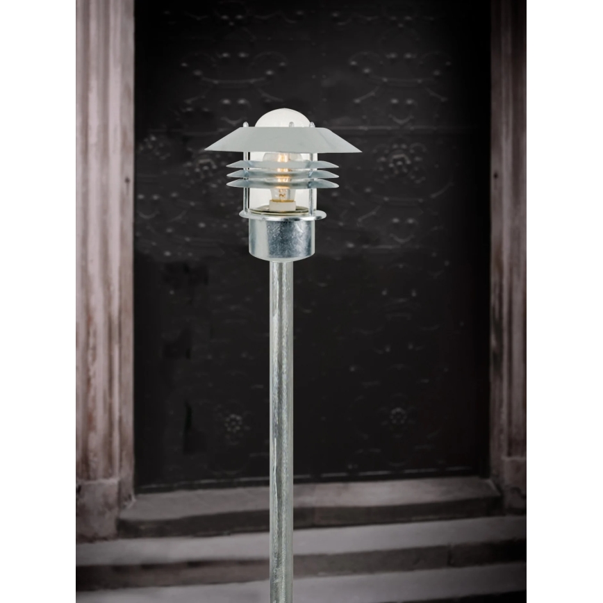 Nordlux - VEJERS Outdoor Lamp 1xE27/60W/230V IP54 Silver 92 cm