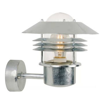 Nordlux - VEJERS Outdoor Wall Light 1xE27/60W/230V IP54, Silver