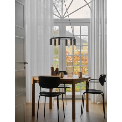 Nordlux - VICO Cable Pendant 6x GU10/5W/230V Black