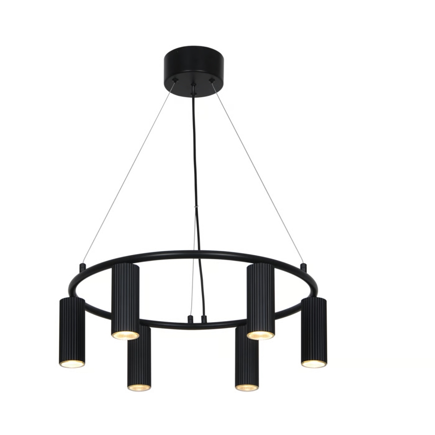 Nordlux - VICO Cable Pendant 6x GU10/5W/230V Black