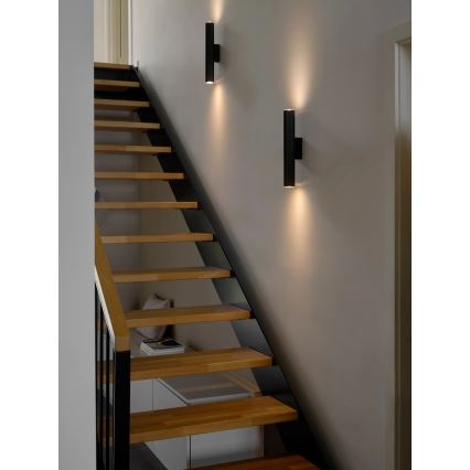 Nordlux - VICO Wall Light 2xGU10/5W/230V Black