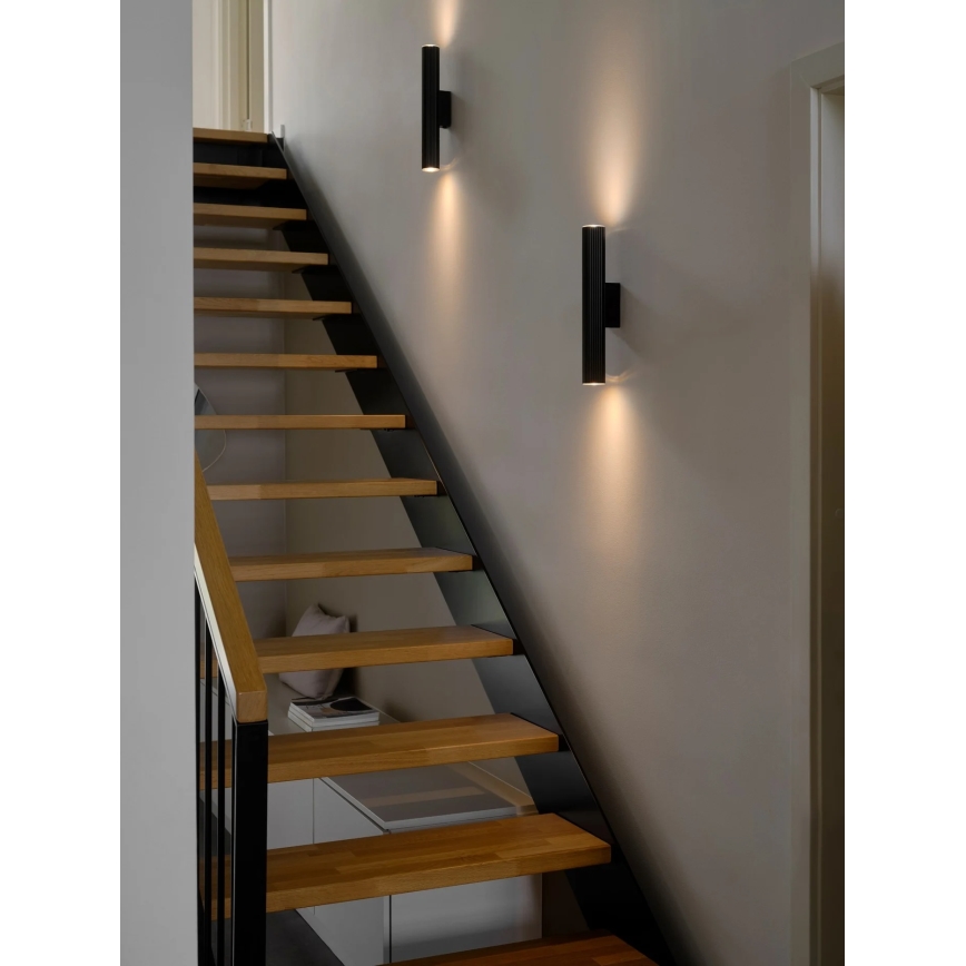 Nordlux - VICO Wall Light 2xGU10/5W/230V Black