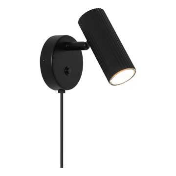 Nordlux - VICO Wall-mounted Spotlight 1xGU10/5W/230V, Black