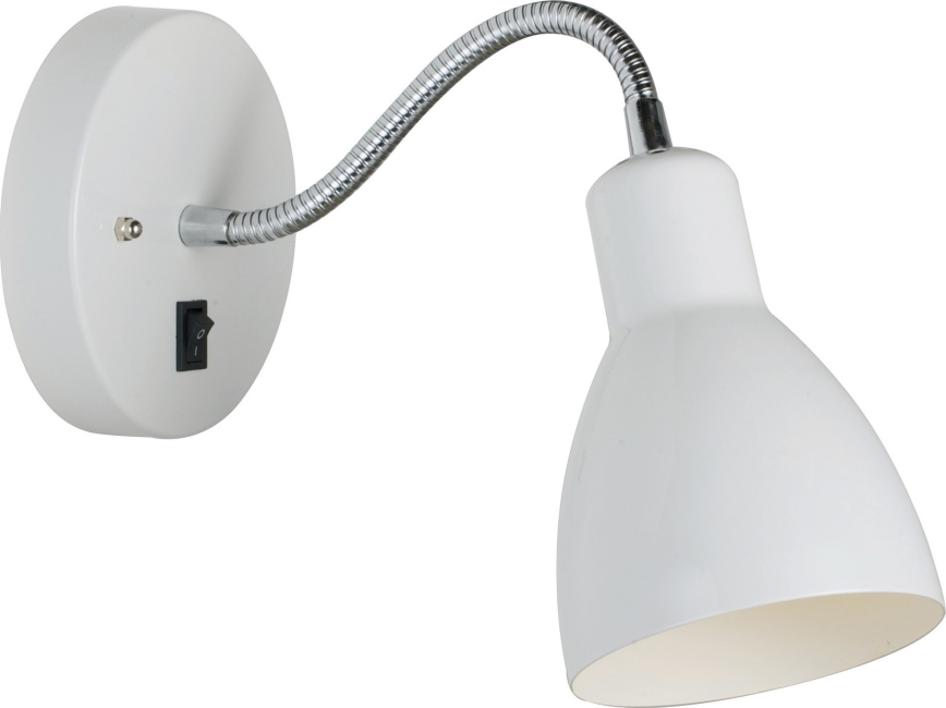 Nordlux - Wall flexible spotlight CYCLONE 1xE14/15W/230V white