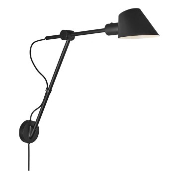 Nordlux - Wall lamp STAY 1xE27/60W/230V black