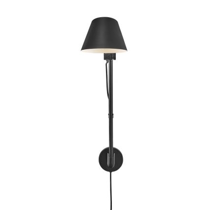 Nordlux - Wall lamp STAY 1xE27/60W/230V black