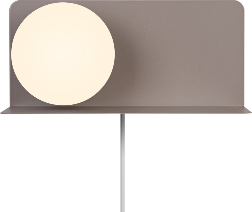 Nordlux - Wall light with a shelf LILIBETH 1xE14/25W/230V brown