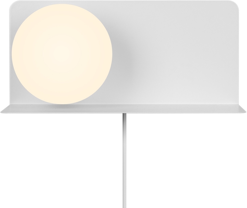 Nordlux - Wall light with a shelf LILIBETH 1xE14/25W/230V white