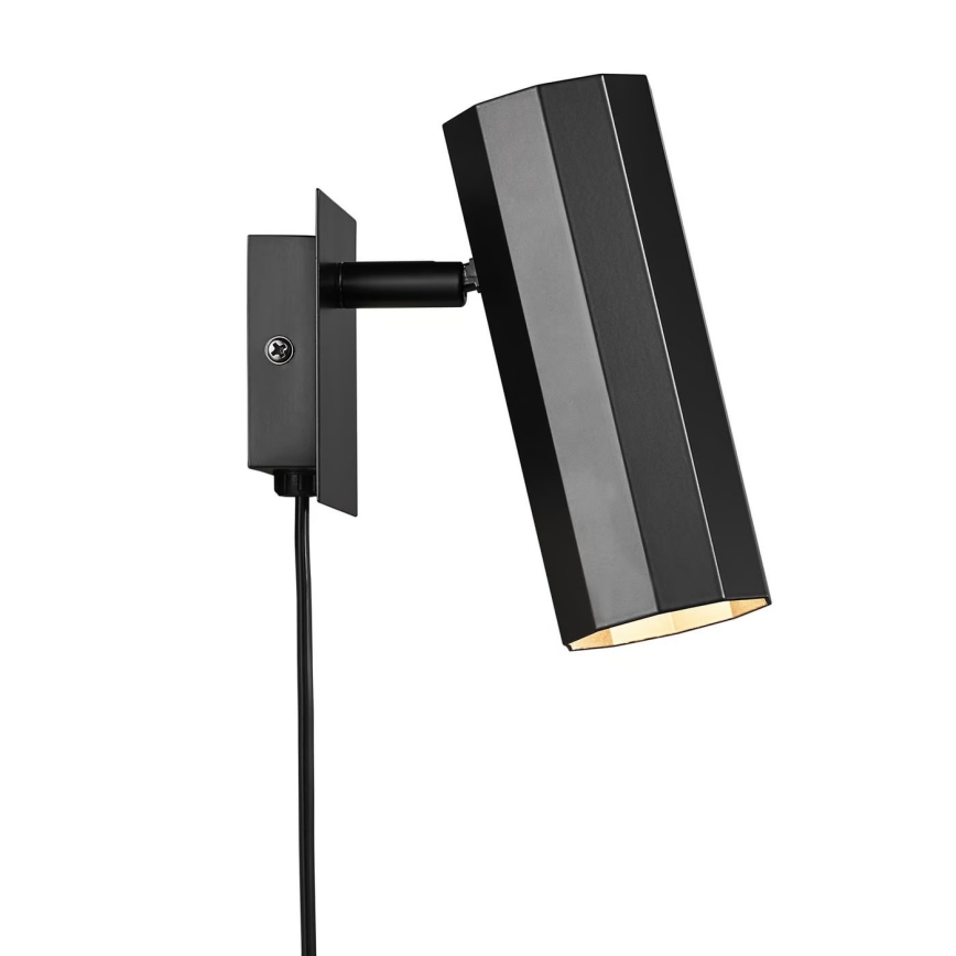 Nordlux - Wall spotlight ALANIS 1xGU10/15W/230V black