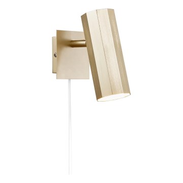 Nordlux - Wall spotlight ALANIS 1xGU10/15W/230V gold