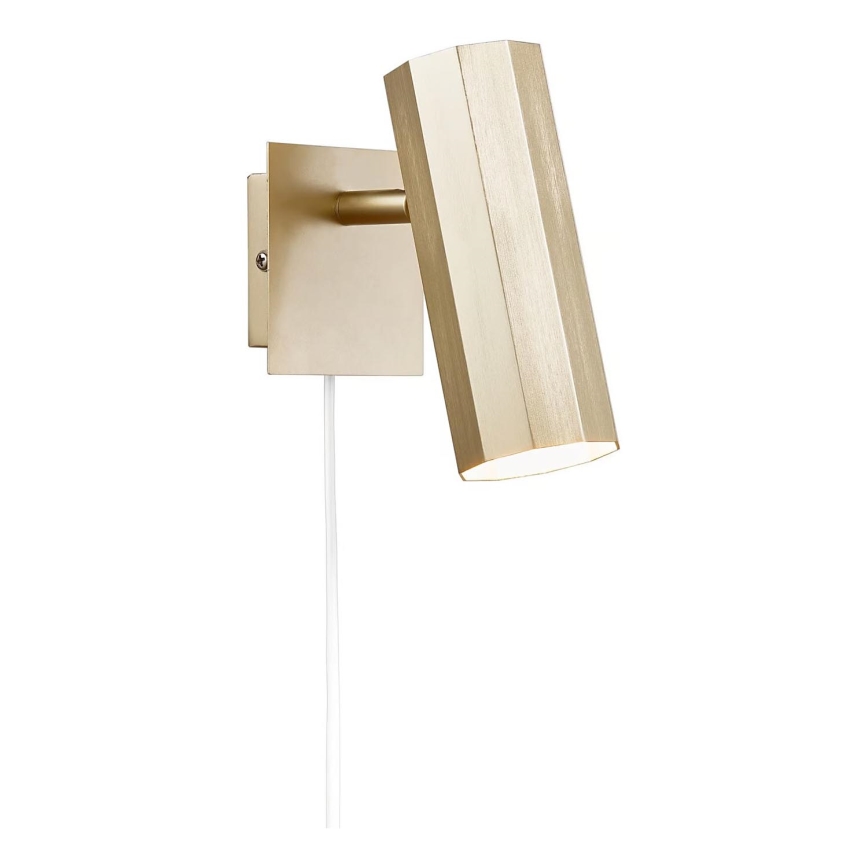 Nordlux - Wall spotlight ALANIS 1xGU10/15W/230V gold