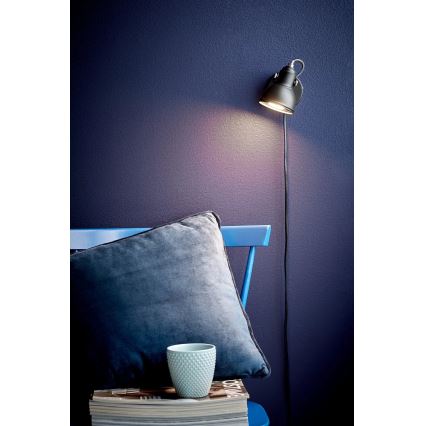 Nordlux - Wall spotlight ASLAK 1xGU10/35W/230V black