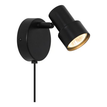 Nordlux - Wall spotlight BOSTON 1xGU10/5W/230V black