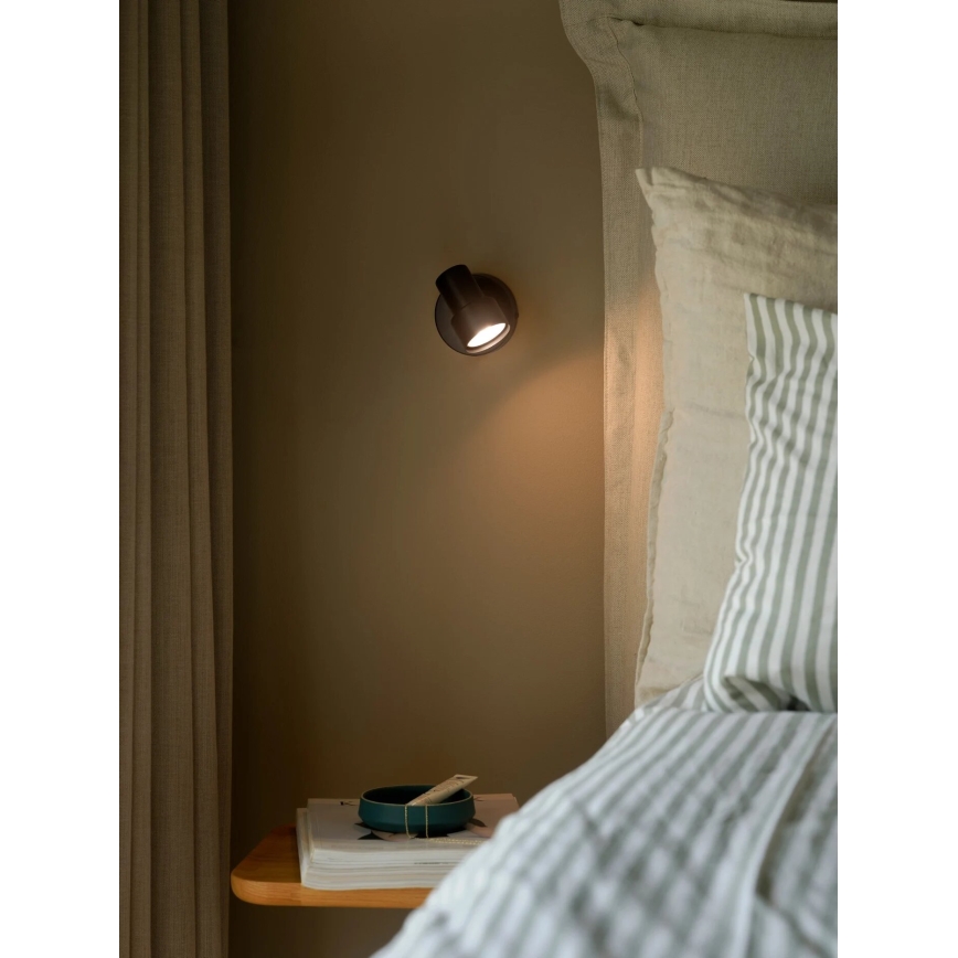 Nordlux - Wall spotlight BOSTON 1xGU10/5W/230V black