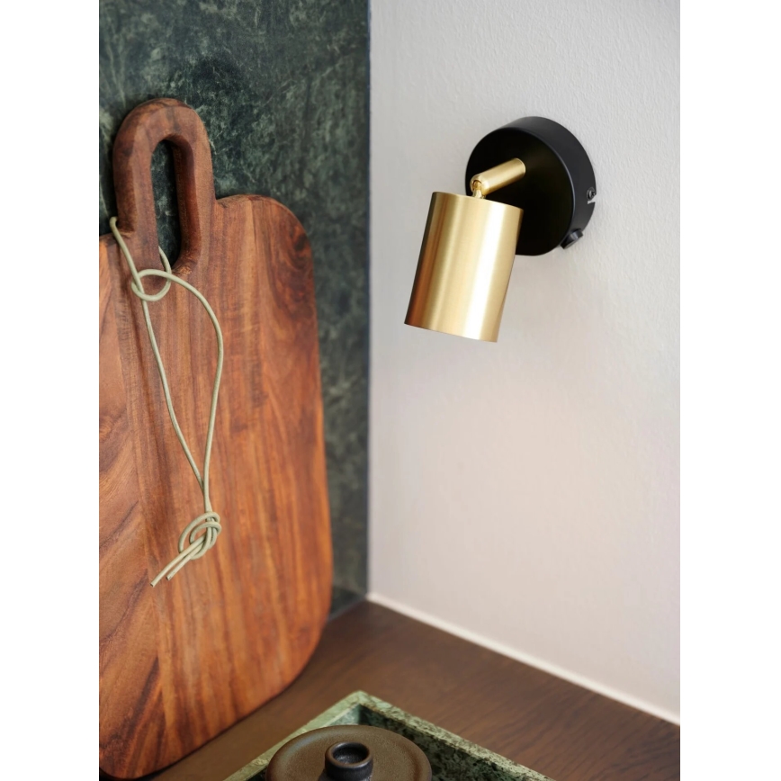 Nordlux - Wall spotlight EXPLORE 1xGU10/7W/230V brass