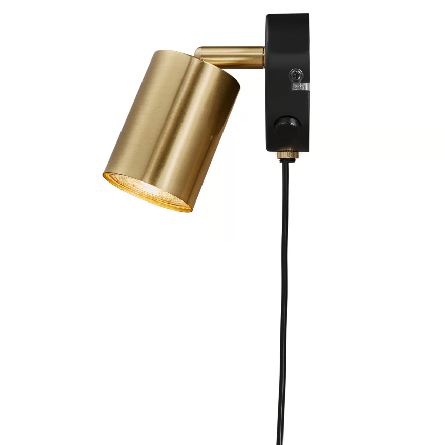 Nordlux - Wall spotlight EXPLORE 1xGU10/7W/230V brass