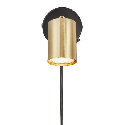 Nordlux - Wall spotlight EXPLORE 1xGU10/7W/230V brass