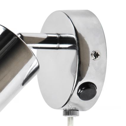 Nordlux - Wall spotlight EXPLORE 1xGU10/7W/230V shiny chrome