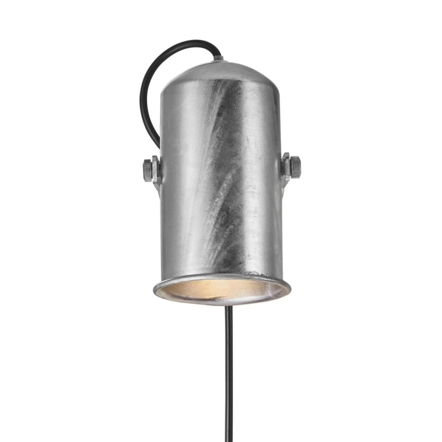 Nordlux - Wall spotlight PORTER 1xE27/60W/230V matte chrome