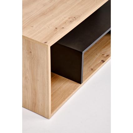 NOTE coffee table 90x51 cm black/Artisan Oak