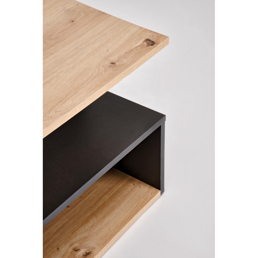NOTE coffee table 90x51 cm black/Artisan Oak