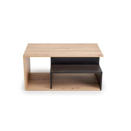 NOTE coffee table 90x51 cm black/Artisan Oak