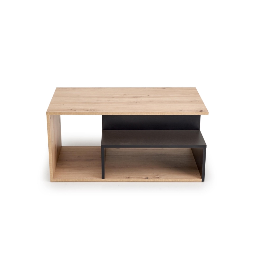 NOTE coffee table 90x51 cm black/Artisan Oak