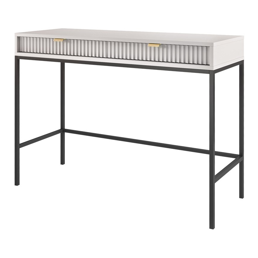 NOVA Console Table 77x104 cm Gray/Black