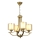 NOVARA Chain Chandelier 4xE27/40W/230V, Bronze