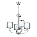 NOVARA Chain-Hung Chandelier 4xE27/40W/230V Polished Chrome