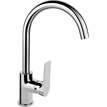 Novaservis - ALGEO SQUARE kitchen sink faucet in polished chrome