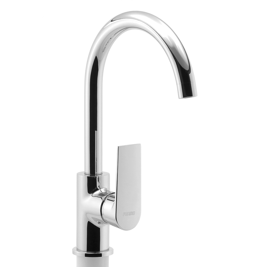 Novaservis - ALGEO SQUARE kitchen sink faucet in polished chrome