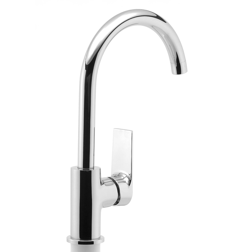 Novaservis - ALGEO SQUARE kitchen sink faucet in polished chrome