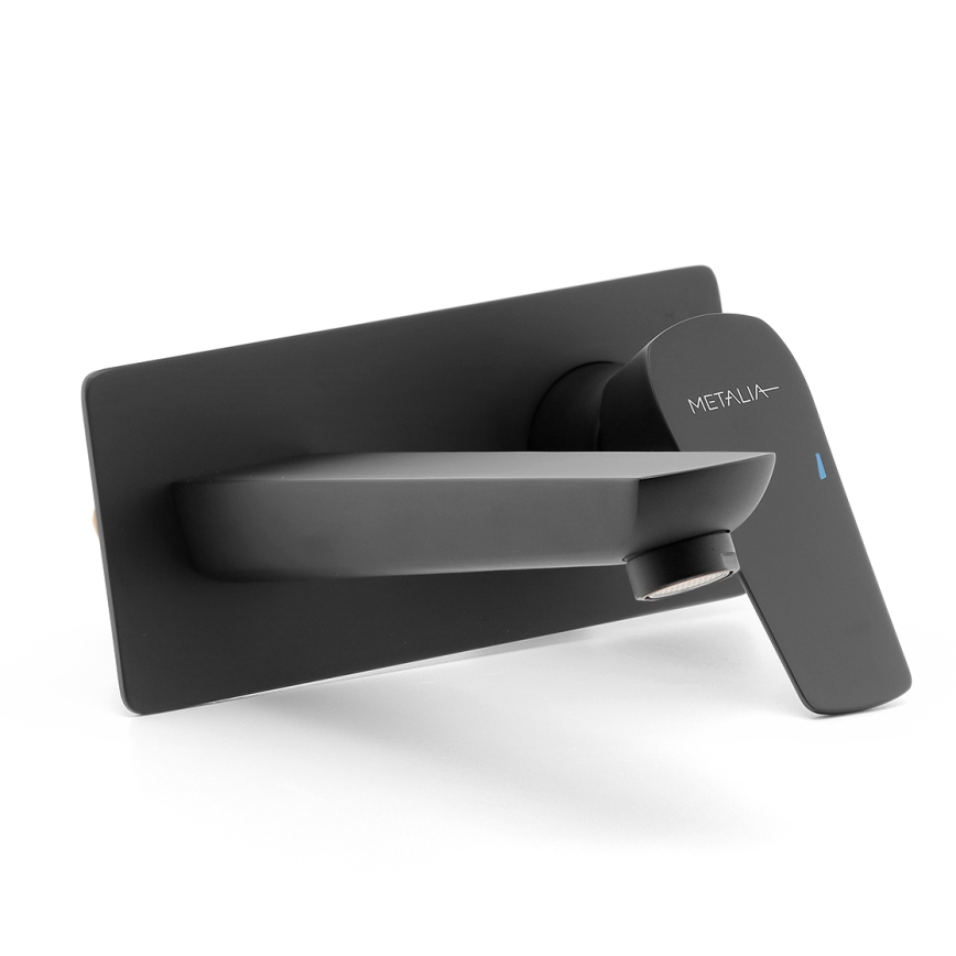 Novaservis - Basin tap for concealed installation METALIA ECO matte black