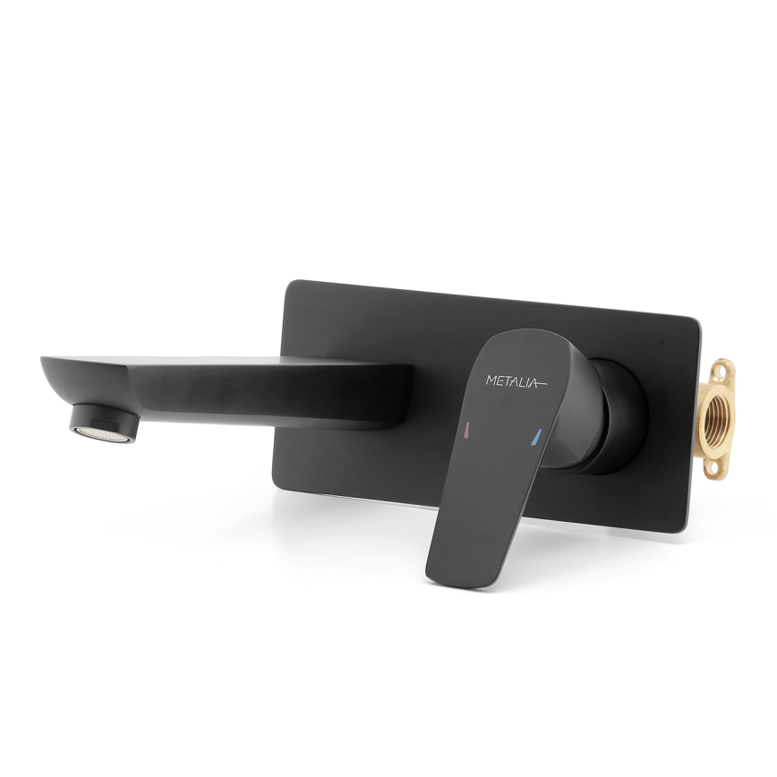 Novaservis - Basin tap for concealed installation METALIA ECO matte black